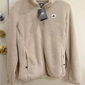 New Balance Beige Fleece Jacket